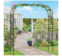 Grande Arco da Giardino, Arco in Metallo per Rose, Metallo+PE Sostegno per Piante Rampicanti, Pergola da Giardino, Arco di Nozze, Larghezza 150cm 180cm 200cm 240cm 280cm 300cm 320cm(W230xH240cm)