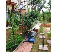Grande arco da giardino in ferro battuto rosa 120-350 cm larghezza 220 cm altezza perfetto per matrimoni supporto pianta nero decorazione esterna elegante struttura a vite