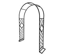 Grande arco da giardino in metallo, arco per traliccio per matrimoni, pergola esterna, robusta tettoia in metallo, pergolato decorativo da giardino per matrimoni, traliccio rustico per esterni