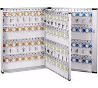 Grande armadietto portachiavi da parete, con etichette, per l'organizzazione della casa, ideale per uso domestico e aziendale