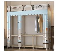 Grande armadio portatile armadio in tessuto vestiti Storage Organizer con 5 scomparti per appendere vestiti moderno struttura in metallo per camera da letto