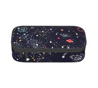 Grande astuccio per matite con stampa di una mappa della costellazione delle stelle, per adolescenti, per scuola, università, viaggi d'affari