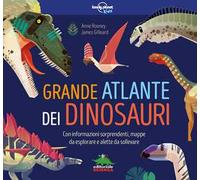 Grande atlante dei dinosauri. Con informazioni sorprendenti, mappe da esplorare e alette da sollevare. Ediz. a colori