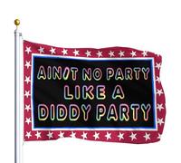 Grande Bandiera Ain't No Party Like A Diddy Bandiera Per Barca Garden 3x5