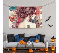 Grande banner segno decorazione per feste, sfondo personalizzato da appendere alla parete banner banner compleanno cortile banner segno bella ragazza sfondo fotografico festa personalizzata 119,9 x