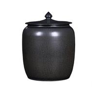 Grande Barattolo in Ceramica per Riso con Coperchio, Contenitore Alimentare in Ceramica, Secchio per Riso da Cucina, Barattolo per Farina, Giara Porcellana per Riso, Contenitore per Alimenti(22lb/10kg