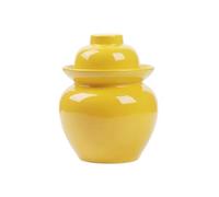 Grande barattolo per verdure in ceramica, 1,75 L/3,5 L/5 L/10 L, contenitore sigillato con coperchio, barattolo con piastrelle Big Belly Home (A, 5 L)