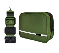Grande beauty case da viaggio con gancio da appendere 4 in 1, impermeabile, per cosmetici, da viaggio, per trucchi, per shampoo, articoli da toeletta