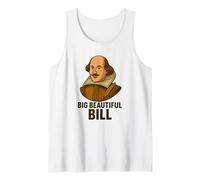 Grande Bella Bill Shakespeare Divertente Gioco di parole letterario Canotta