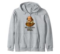 Grande Bella Bill Shakespeare Divertente Gioco di parole letterario Felpa con Cappuccio