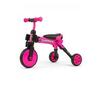 Grande bicicletta rosa 2in1 - cavalcabile per bambini - Nouvo
