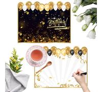 Grande Biglietto di Compleanno - Cartelloni per Feste con Busta Inclusa - Cartolina Di Auguri Enorme,per Accessorio Fotografico Donne Uomini Celebrazione Evento Raduno Familiare Riunione tra Amici