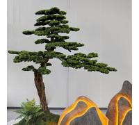 Grande Bonsai Artificiale di Pino Decorativo - Albero Ecologico Finto di Alta qualità, Nessuna Cura necessaria, Regalo di Meditazione Feng Shui for Ufficio/casa, Bassa Manutenzione(4ft)