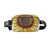 Grande borsa a tracolla alla moda con girasoli per donne, uomini e adolescenti, grande capacità, borsa a tracolla con tracolla regolabile, per viaggi, shopping, corsa, Girasoli Grandi, 1 size