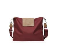 Grande borsa a tracolla per le donne in tessuto di nylon casual pendolari borsa alla moda moda Hobo borsa a tracolla da viaggio da donna, Terra Cotta ( Rosso )