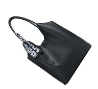 Grande borsa ascellare per le donne borsa morbida borsa a tracolla casual borsa a tracolla morbida pelle PU borse ascella uso quotidiano regalo alla moda lei, Nero , One Size