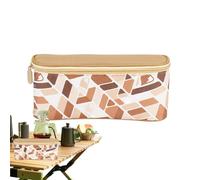 Grande borsa, borse di stoccaggio impermeabili, borsa organizer da campeggio, borsa portaoggetti per lampada da campeggio, 23,5 x 6,5 x 11 cm, organizer portatile per piccole lampade, manico