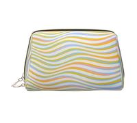 Grande borsa cosmetica stampata astratta di arte della borsa cosmetica portatile adatta per viaggi e viaggi di lavoro