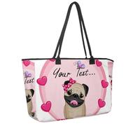 Grande borsa da spiaggia da donna, borsa da viaggio con cavalli, borsa a tracolla impermeabile con tasche, Multicolore 15., 14.5x20.8x5.5in/37x53x14cm