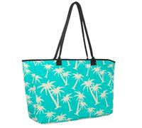 Grande borsa da spiaggia da donna, borsa da viaggio con cavalli, borsa a tracolla impermeabile con tasche, Multicolore 14., 14.5x20.8x5.5in/37x53x14cm