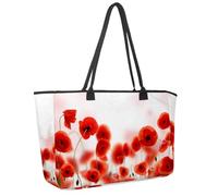 Grande borsa da spiaggia da donna, borsa da viaggio con cavalli, borsa a tracolla impermeabile con tasche, Multicolore 6., 14.5x20.8x5.5in/37x53x14cm