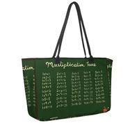 Grande borsa da spiaggia da donna, borsa da viaggio con cavalli, borsa a tracolla impermeabile con tasche, Multicolore 8., 14.5x20.8x5.5in/37x53x14cm