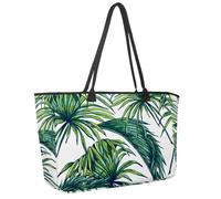 Grande borsa da spiaggia da donna, borsa da viaggio con fiori di riccio con tasche, borsa a tracolla impermeabile, Multicolore 6., 14.5x20.8x5.5in/37x53x14cm