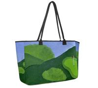 Grande borsa da spiaggia da donna, borsa da viaggio con fiori di riccio con tasche, borsa a tracolla impermeabile, Multicolore 11, 14.5x20.8x5.5in/37x53x14cm