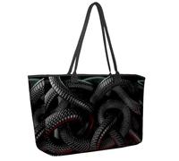 Grande borsa da spiaggia da donna, borsa da viaggio con motivo astronave alieni ufo invasione verde con tasche borsa a tracolla impermeabile, Multicolore 4., 14.5x20.8x5.5in/37x53x14cm
