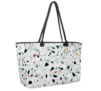 Grande borsa da spiaggia da donna, borsa da viaggio con silhouette di unicorno magico e stella, borsa da viaggio con tasche, borsa a tracolla impermeabile, Multicolore 3, 14.5x20.8x5.5in/37x53x14cm