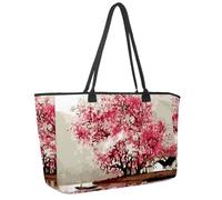 Grande borsa da spiaggia da donna, borsa da viaggio Paris Pisa con tasche, borsa a tracolla impermeabile, Multicolore 4., 14.5x20.8x5.5in/37x53x14cm