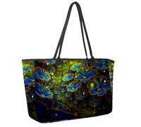 Grande borsa da spiaggia da donna, borsa da viaggio Paris Pisa con tasche, borsa a tracolla impermeabile, Multicolore 13, 14.5x20.8x5.5in/37x53x14cm