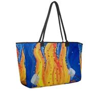 Grande borsa da spiaggia da donna, chihuahua con rosa, borsa da viaggio con tasche, borsa a tracolla impermeabile, Multicolore 8., 14.5x20.8x5.5in/37x53x14cm