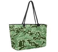Grande borsa da spiaggia da donna, chihuahua con rosa, borsa da viaggio con tasche, borsa a tracolla impermeabile, Multicolore 12., 14.5x20.8x5.5in/37x53x14cm
