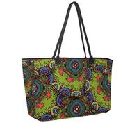 Grande borsa da spiaggia da donna, con unicorni, arcobaleno, stella, corona, fiori, cuore, borsa da viaggio con tasche, borsa a tracolla impermeabile, Multicolore 4., 14.5x20.8x5.5in/37x53x14cm