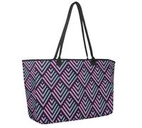 Grande borsa da spiaggia da donna, con unicorni, arcobaleno, stella, corona, fiori, cuore, borsa da viaggio con tasche, borsa a tracolla impermeabile, Multicolore 12., 14.5x20.8x5.5in/37x53x14cm