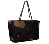 Grande borsa da spiaggia da donna, con unicorno, blu, rosa, ali di capelli, arcobaleno, borsa da viaggio con tasche, borsa a tracolla impermeabile, Multicolore 2., 14.5x20.8x5.5in/37x53x14cm