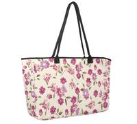 Grande borsa da spiaggia da donna, con unicorno, blu, rosa, ali di capelli, arcobaleno, borsa da viaggio con tasche, borsa a tracolla impermeabile, Multicolore 15., 14.5x20.8x5.5in/37x53x14cm