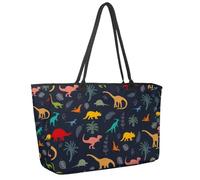 Grande borsa da spiaggia da donna, Cool Galazy World Map Travel Tote con tasche impermeabile borsa a tracolla, Multicolore 9, 14.5x20.8x5.5in/37x53x14cm