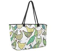 Grande borsa da spiaggia da donna, grigio, blu, farfalle, arancio, bordato ali, motivo geometrico, borsa da viaggio con tasche, borsa a tracolla impermeabile, Multicolore 7, 14.5x20.8x5.5in/37x53x14cm