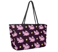 Grande borsa da spiaggia da donna, motivo orchidee e uccelli, borsa da viaggio con tasche, borsa a tracolla impermeabile, Multicolore 14., 14.5x20.8x5.5in/37x53x14cm