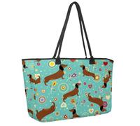 Grande borsa da spiaggia da donna, rosa addormentata principessa panda, borsa da viaggio con tasche, borsa a tracolla impermeabile, Multicolore 11, 14.5x20.8x5.5in/37x53x14cm