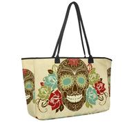 Grande borsa da spiaggia da donna, Street Times Square Travel Tote con tasche borsa a tracolla impermeabile, Multicolore 9, 14.5x20.8x5.5in/37x53x14cm