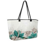 Grande borsa da spiaggia da donna, Street Times Square Travel Tote con tasche borsa a tracolla impermeabile, Multicolore 6., 14.5x20.8x5.5in/37x53x14cm