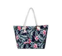 Grande borsa da spiaggia idrorepellente con cerniera Borsa a tracolla Shopper sole fiore