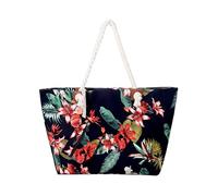 Grande borsa da spiaggia idrorepellente con cerniera Borsa a tracolla Shopper Stile di Vita Caraibico