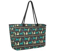 Grande borsa da spiaggia per donne, festa della mamma, amore, mamma, regalo, borsa da viaggio con tasche, borsa a tracolla impermeabile, Multicolore 15., 14.5x20.8x5.5in/37x53x14cm