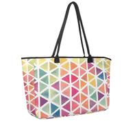 Grande borsa da spiaggia per donne, festa della mamma, amore, mamma, regalo, borsa da viaggio con tasche, borsa a tracolla impermeabile, Multicolore 12., 14.5x20.8x5.5in/37x53x14cm