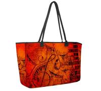 Grande borsa da spiaggia per donne, festa della mamma, amore, mamma, regalo, borsa da viaggio con tasche, borsa a tracolla impermeabile, Multicolore 6., 14.5x20.8x5.5in/37x53x14cm