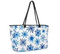 Grande borsa da spiaggia per donne, strega, gatto, barca, montagne, belle nuvole, paesaggio delle meraviglie, borsa da viaggio con tasche, borsa a tracolla impermeabile, Multicolore 15